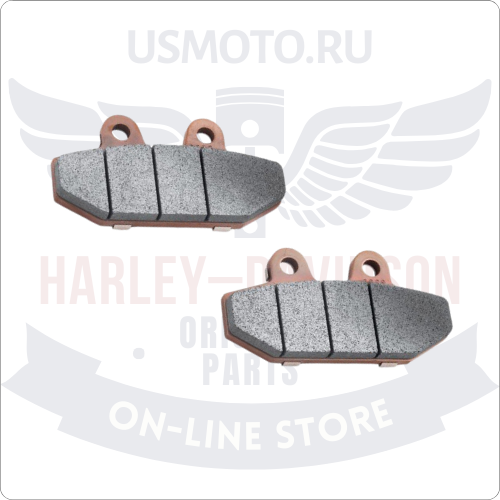 Колодки тормозные, задние, Harley-Davidson 41300197
