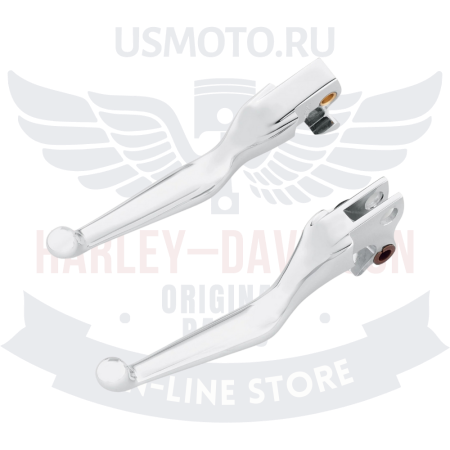 Рычаги руля хромированные Harley-Davidson 45075-07 (пара)