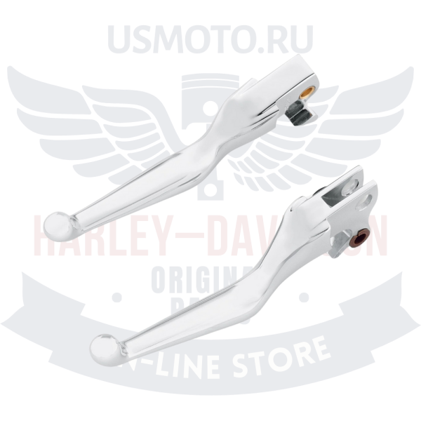 Рычаги руля хромированные Harley-Davidson 45075-07 (пара)